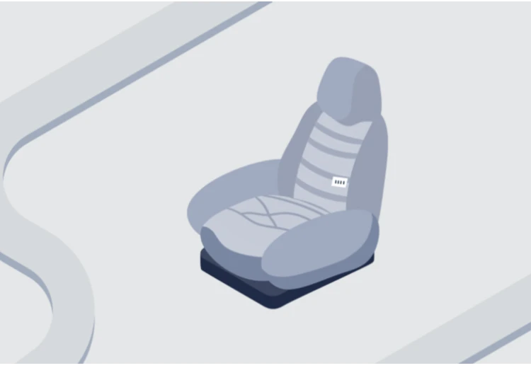 Etiqueta de Interior Automotivo