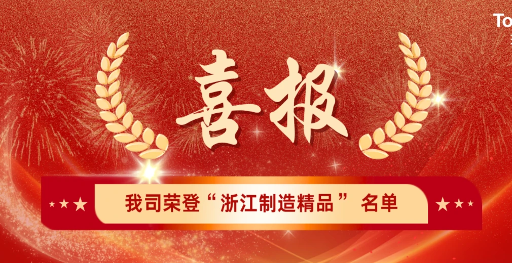 Parabéns | Temos a honra de estar incluídos na lista de 'Excelência em Manufatura de Zhejiang' de 2025.